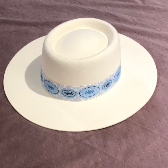 NWT Lack of Color Azure Lolita Boater Hat - Picture 8 of 10